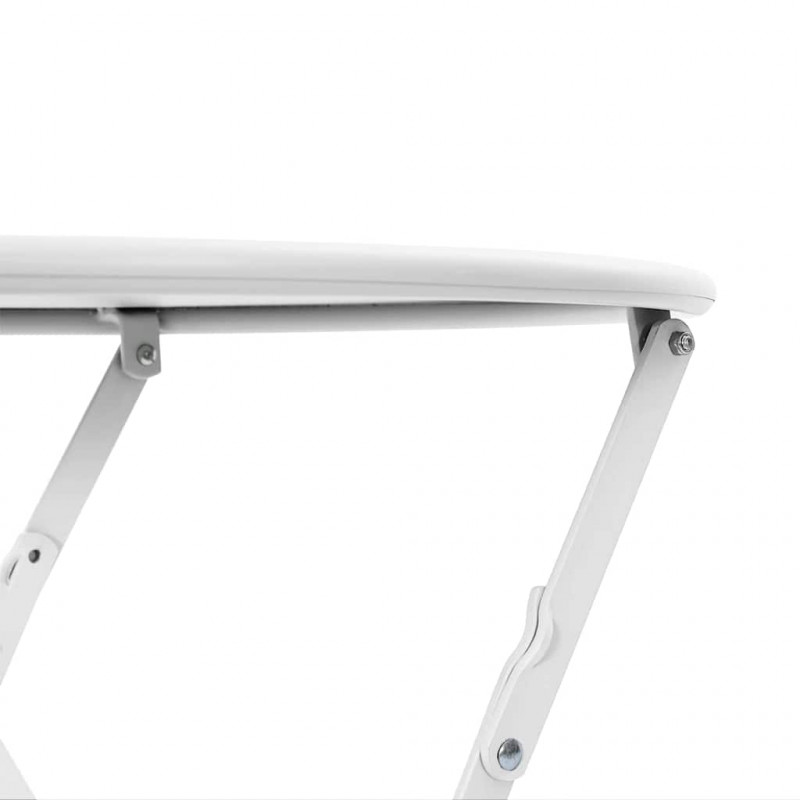 Stolik bistro Biały Ø 50 x 71 cm Stal malowana proszkowo