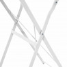 Stolik bistro Biały Ø 50 x 71 cm Stal malowana proszkowo