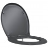 Deska toaletowa Antracyt 47 x 37 x 4 cm Duroplast