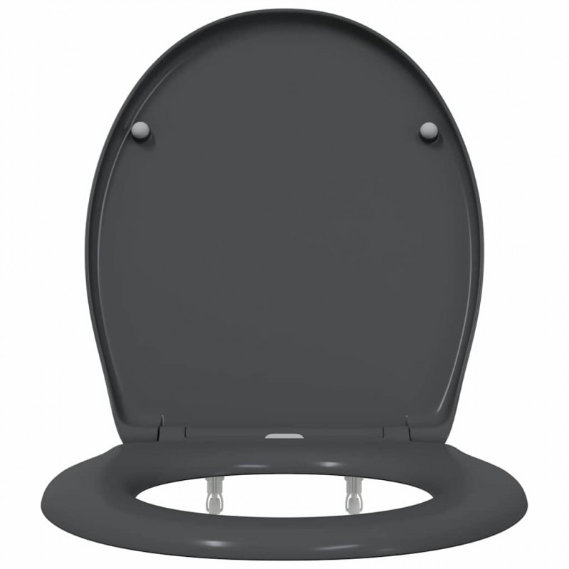 Deska toaletowa Antracyt 47 x 37 x 4 cm Duroplast