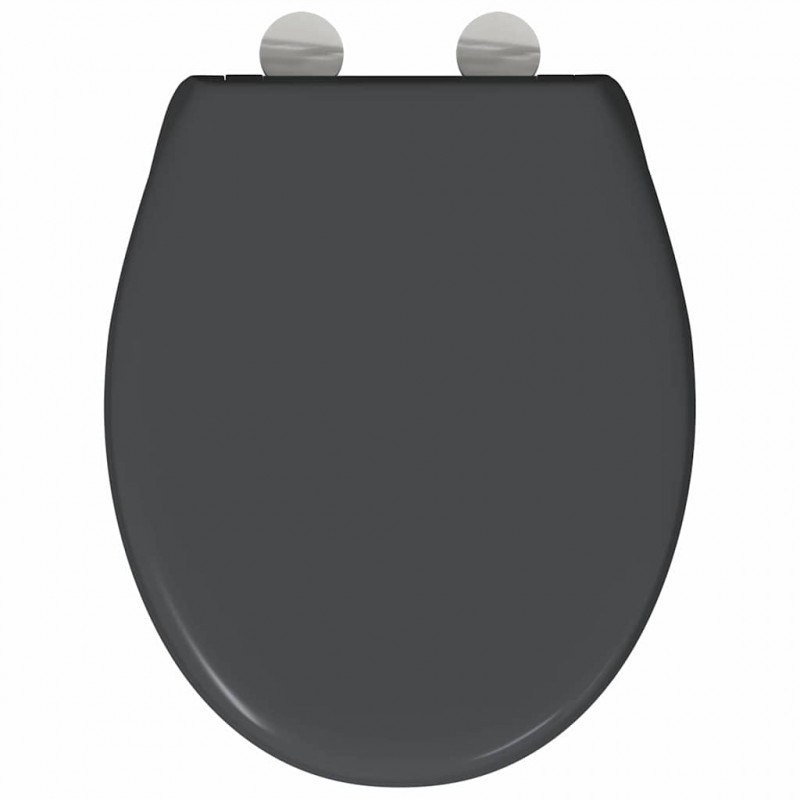 Deska toaletowa Antracyt 47 x 37 x 4 cm Duroplast