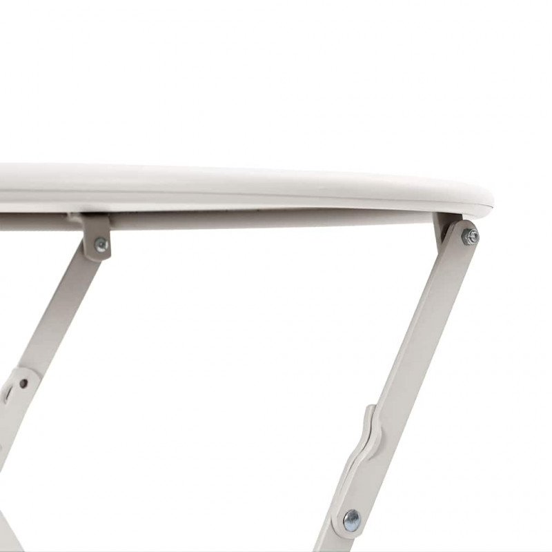 Stolik bistro Beżowy Ø 50 x 71 cm Stal malowana proszkowo