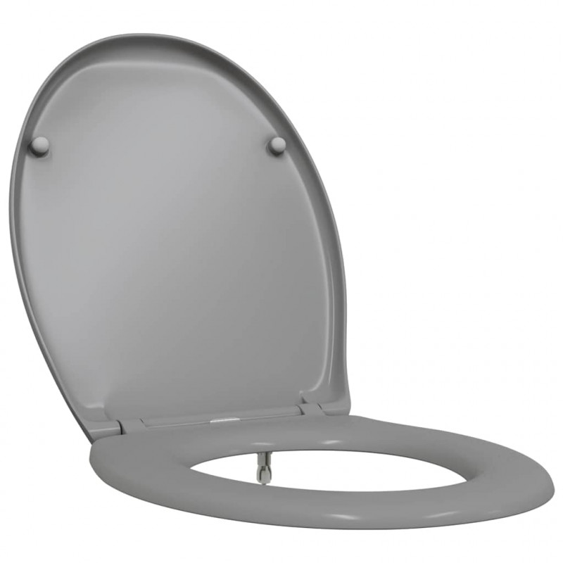 Deska toaletowa Szary 47 x 37 x 4 cm Duroplast