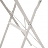 Stolik bistro Beżowy Ø 50 x 71 cm Stal malowana proszkowo