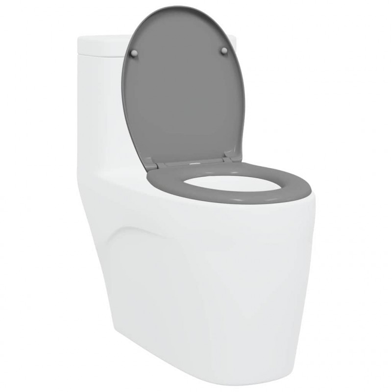 Deska toaletowa Szary 47 x 37 x 4 cm Duroplast