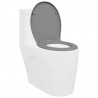 Deska toaletowa Szary 47 x 37 x 4 cm Duroplast