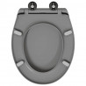 Deska toaletowa Szary 47 x 37 x 4 cm Duroplast