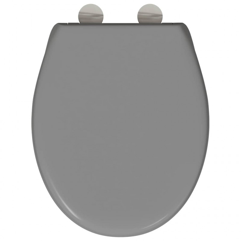 Deska toaletowa Szary 47 x 37 x 4 cm Duroplast