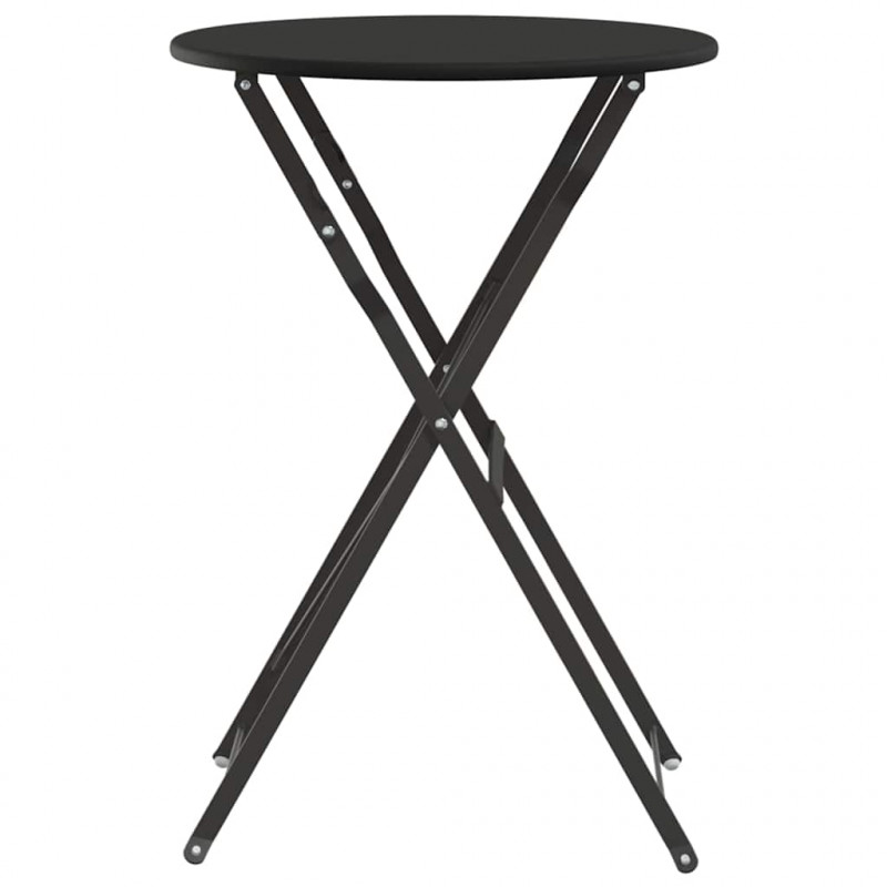 Stolik bistro Antracyt Ø 50 x 71 cm Stal malowana proszkowo