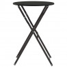 Stolik bistro Antracyt Ø 50 x 71 cm Stal malowana proszkowo