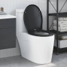 Deska toaletowa Czarny 47 x 37 x 4 cm Duroplast