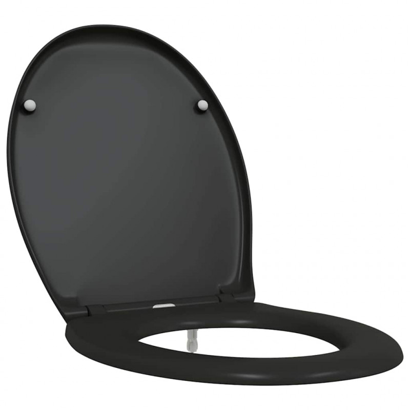Deska toaletowa Czarny 47 x 37 x 4 cm Duroplast