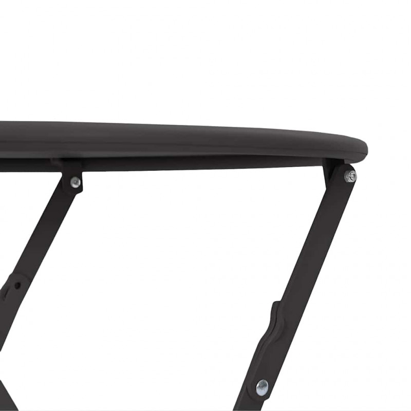 Stolik bistro Antracyt Ø 50 x 71 cm Stal malowana proszkowo
