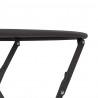 Stolik bistro Antracyt Ø 50 x 71 cm Stal malowana proszkowo