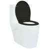 Deska toaletowa Czarny 47 x 37 x 4 cm Duroplast