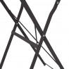 Stolik bistro Antracyt Ø 50 x 71 cm Stal malowana proszkowo