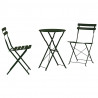 Składany zestaw bistro 3 pcs Las Stal