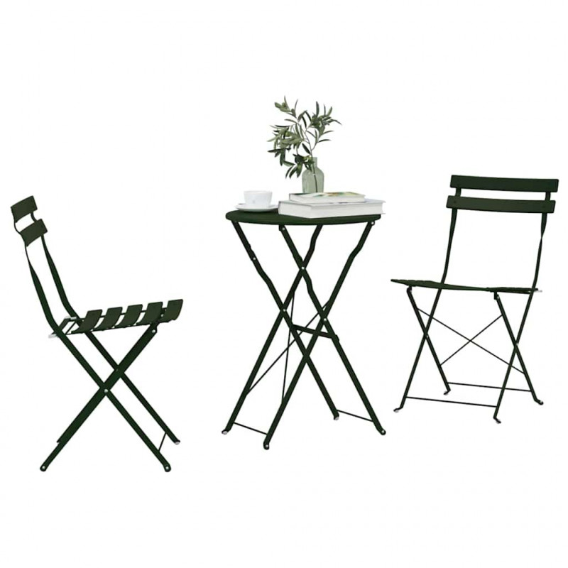 Składany zestaw bistro 3 pcs Las Stal
