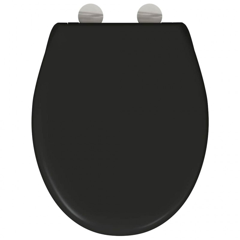 Deska toaletowa Czarny 47 x 37 x 4 cm Duroplast