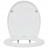 Deska toaletowa Biały 47 x 37 x 4 cm Duroplast
