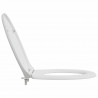 Deska toaletowa Biały 47 x 37 x 4 cm Duroplast
