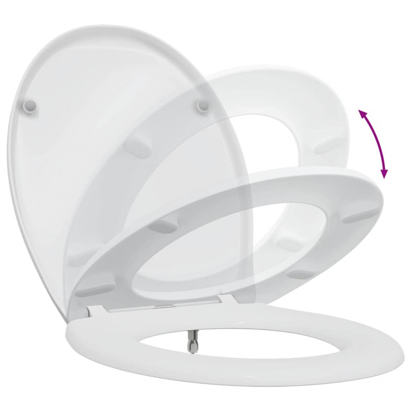 Deska toaletowa Biały 47 x 37 x 4 cm Duroplast