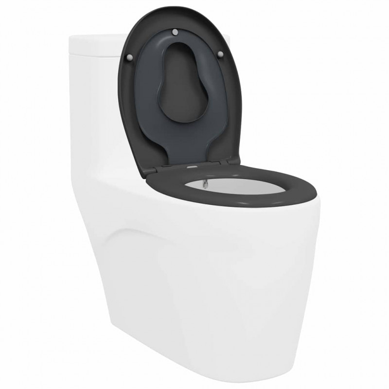 Deska toaletowa Antracyt 47 x 37 x 4 cm Duroplast