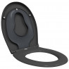 Deska toaletowa Antracyt 47 x 37 x 4 cm Duroplast