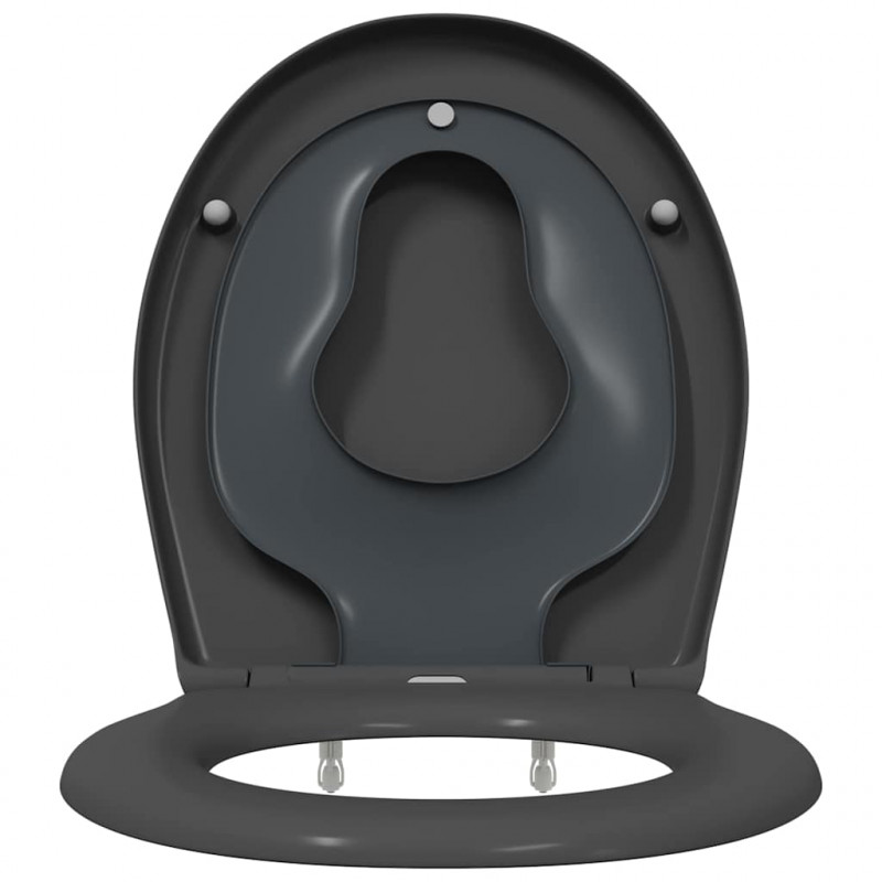 Deska toaletowa Antracyt 47 x 37 x 4 cm Duroplast