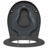Deska toaletowa Antracyt 47 x 37 x 4 cm Duroplast