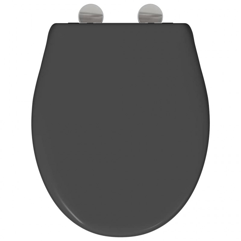 Deska toaletowa Antracyt 47 x 37 x 4 cm Duroplast
