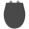 Deska toaletowa Antracyt 47 x 37 x 4 cm Duroplast