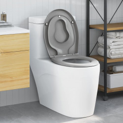 Deska toaletowa Szary 47 x 37 x 4 cm Duroplast