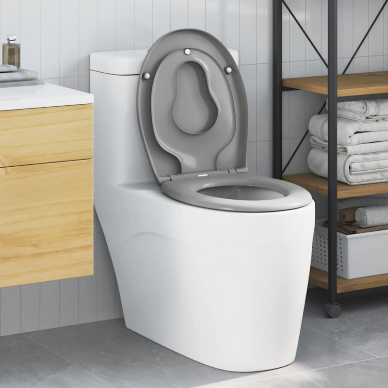 Deska toaletowa Szary 47 x 37 x 4 cm Duroplast