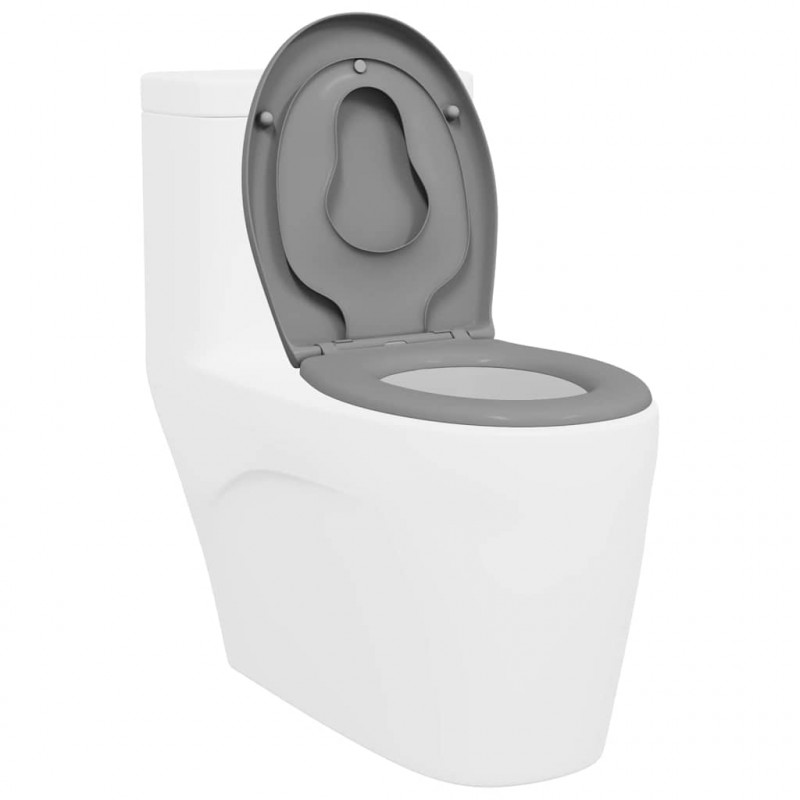 Deska toaletowa Szary 47 x 37 x 4 cm Duroplast