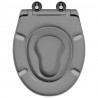 Deska toaletowa Szary 47 x 37 x 4 cm Duroplast