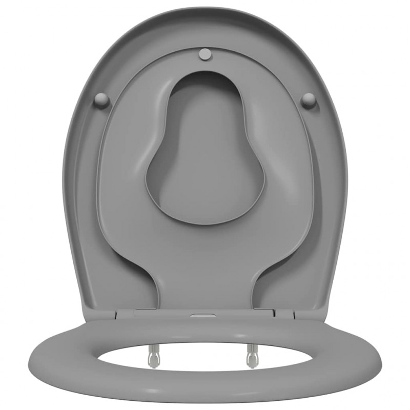 Deska toaletowa Szary 47 x 37 x 4 cm Duroplast