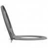 Deska toaletowa Szary 47 x 37 x 4 cm Duroplast
