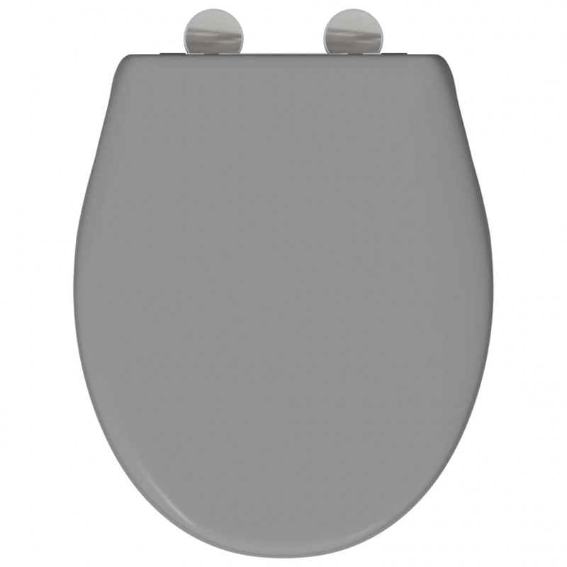 Deska toaletowa Szary 47 x 37 x 4 cm Duroplast