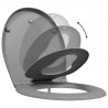 Deska toaletowa Szary 47 x 37 x 4 cm Duroplast