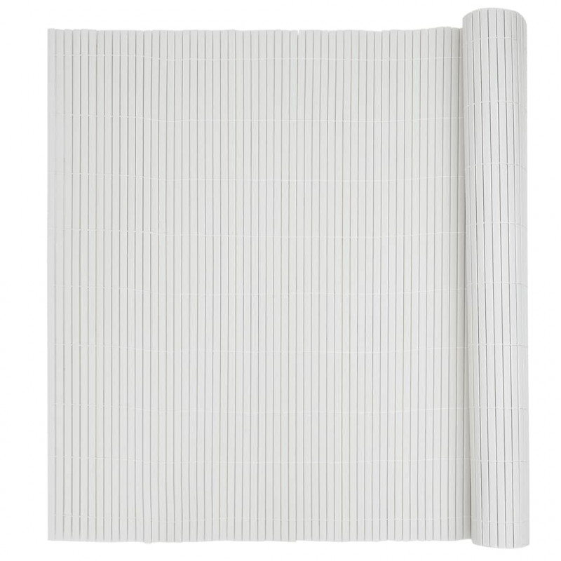 Ogrodzenie Ogrodowe Dwustronne Białe 1,8x3 m PVC
