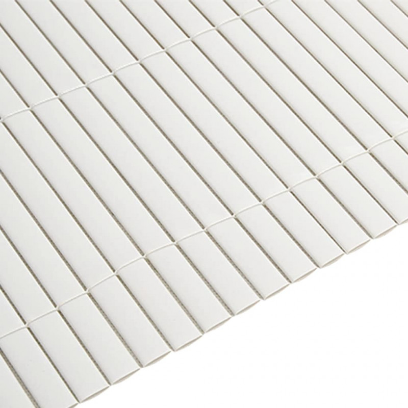 Ogrodzenie Ogrodowe Dwustronne Białe 1,8x3 m PVC