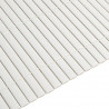 Ogrodzenie Ogrodowe Dwustronne Białe 1,8x3 m PVC