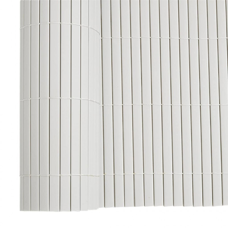 Ogrodzenie Ogrodowe Dwustronne Białe 1,8x3 m PVC