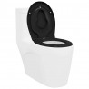 Deska toaletowa Czarny 47 x 37 x 4 cm Duroplast