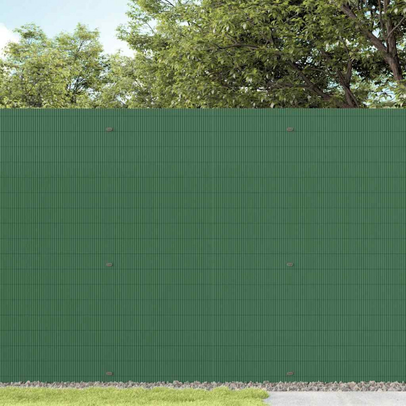 Ogrodzenie Ogrodowe Dwustronne Zielone 1,8x3 m PVC