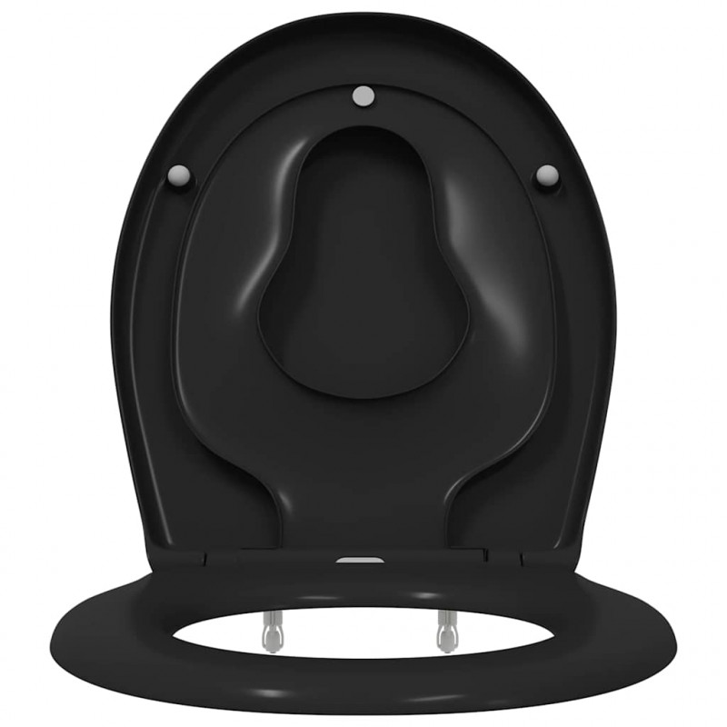 Deska toaletowa Czarny 47 x 37 x 4 cm Duroplast