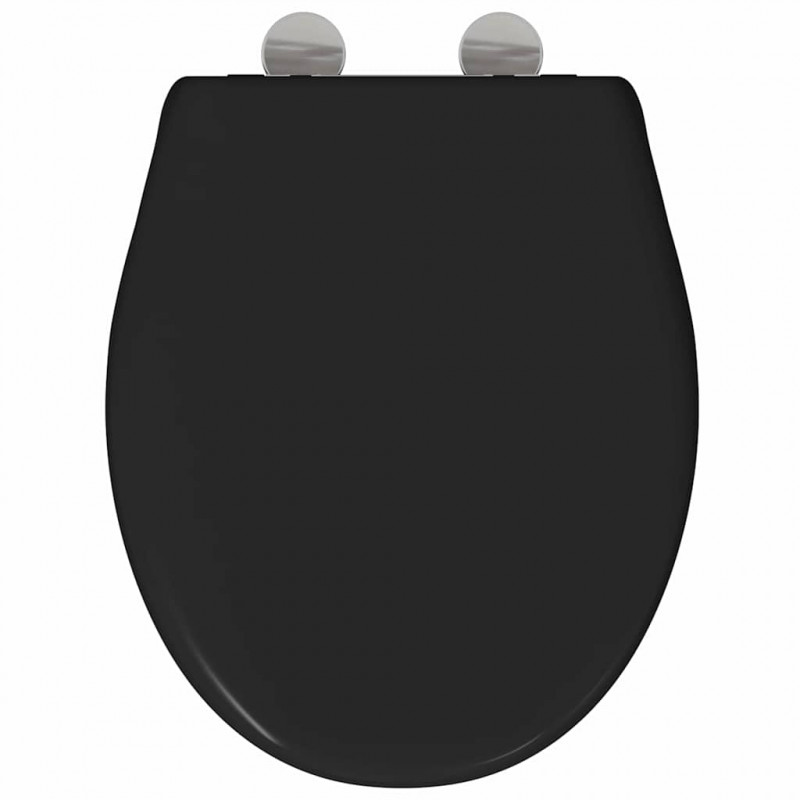 Deska toaletowa Czarny 47 x 37 x 4 cm Duroplast