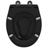 Deska toaletowa Czarny 47 x 37 x 4 cm Duroplast