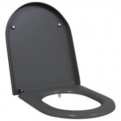 Deska toaletowa Antracyt 49 x 36 x 4 cm Duroplast